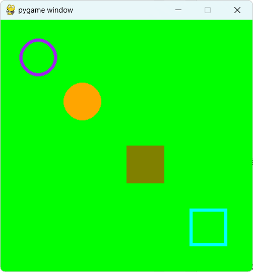 pygame : rectangles avec coins arrondis