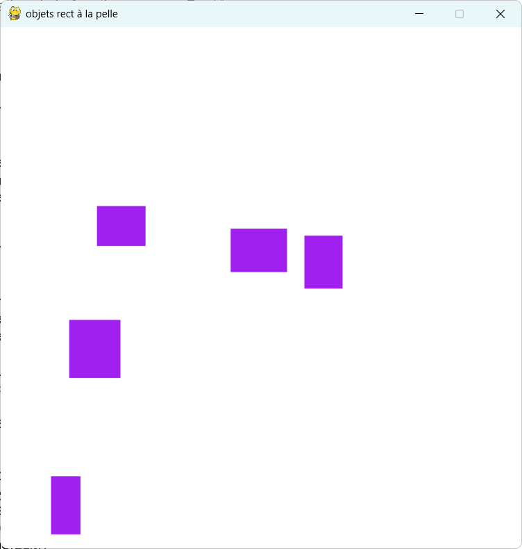 pygame - objets rect