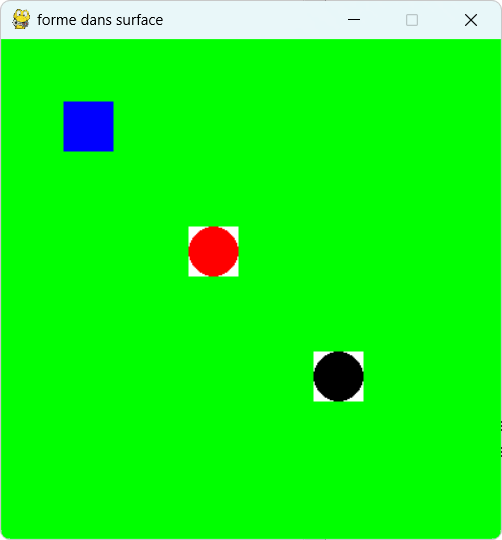 pygame - les surfaces et les formes