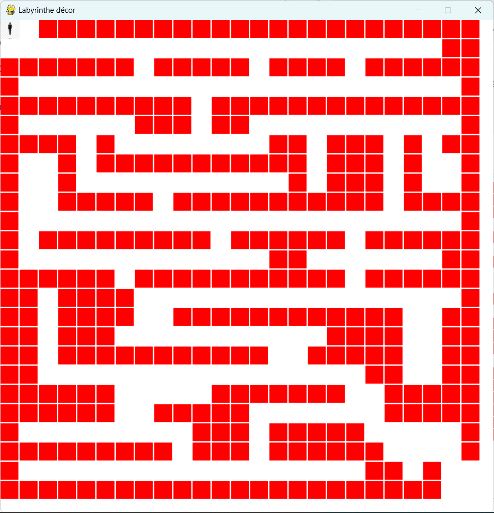 pygame : construction d'un labyrinthe